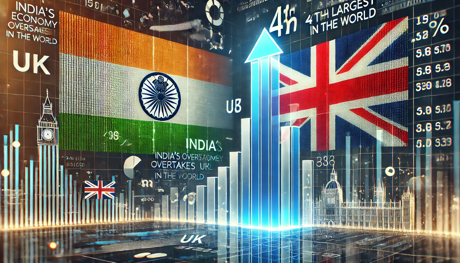 India’s Economy Overtakes UK: Becomes 4th Largest in the World